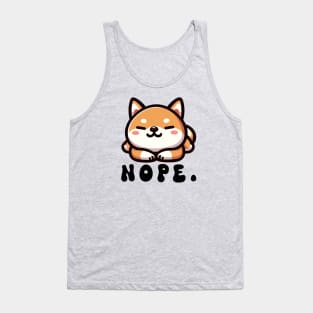 Shiba Nope Tank Top